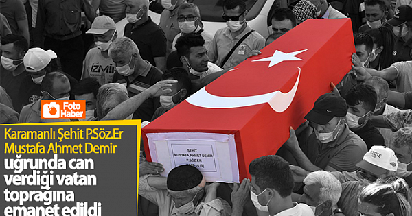 Karamanlı Şehit Vatan Toprağına Emanet Edildi!