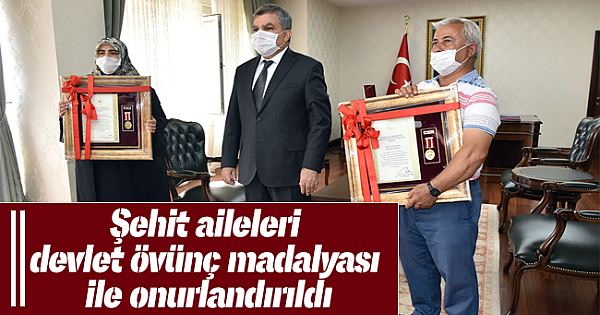 Karaman'da Şehit Aileleri Devlet Övünç Madalyası İle Onurlandırıldı