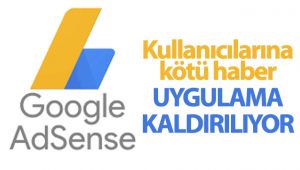 Google Adsense Kullanıcılarına Kötü Haber