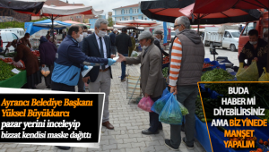 Ayrancı Belediye Başkanı Büyükkarcı, Pazar Yerini İnceledi