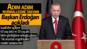 Başkan Erdoğan, Adım Adım Normalleşme Takvimini Açıkladı!