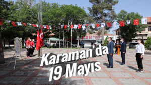 Karaman'da 19 Mayıs Kutlandı