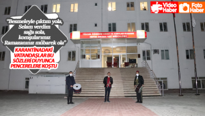 Karaman'da Karantinada Kalan Vatandaşlar Sahura Böyle Uyandı