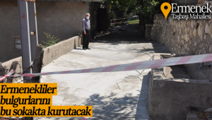 Ermenekliler Bulgurlarını Bu Sokakta Kurutacak