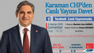 Karaman CHP'den Canlı Yayın Daveti
