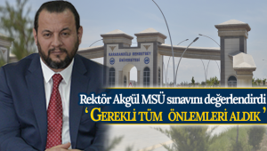 Kmü Rektörü Akgül: Gerekli Tüm Önlemleri Aldık
