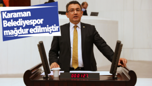 Karaman Belediyespor Mağdur Edilmiştir