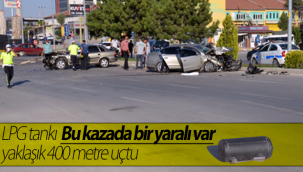 Karaman'da Otomobiller Çarpıştı: 1 Yaralı!