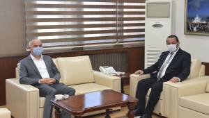 YÖK Denetleme Kurulu Üyesi Yıldız Rektör Akgül'ü Ziyaret Etti