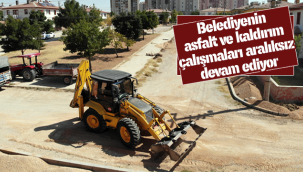 Karaman Belediyesi'nin Asfalt ve Kaldırım Çalışmaları Aralıksız Devam Ediyor