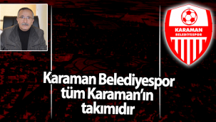 Karaman Belediyespor Tüm Karaman'ın Takımıdır