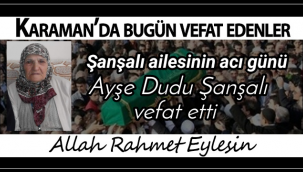 Şanşalı Ailesinin Acı Günü 