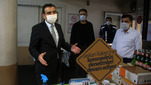 Başkan Kalaycı'nın Koronavirüs Denetimleri Devam Ediyor