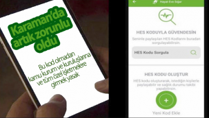 Karaman'da HES Kodu Kullanımı Zorunlu Oldu