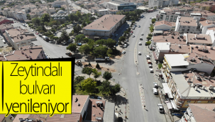 Karaman'da Zeytin Dalı Bulvarı Yenileniyor