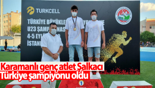 Karamanlı Genç Atlet Şalkacı Türkiye Şampiyonu Oldu