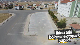 İkinci Toki Bölgesine Otopark Yapıldı