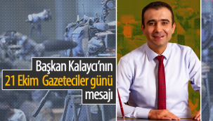 Karaman Belediye Başkanı Kalaycı'nın 21 Ekim Dünya Gazeteciler Günü Mesajı