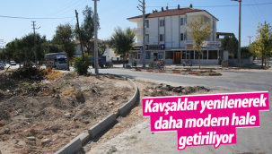 Karaman'da Kavşaklar Yenilenerek Daha Modern Bir Hale Getiriliyor