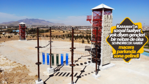 Karaman'da Macera Parkında Sona Gelindi