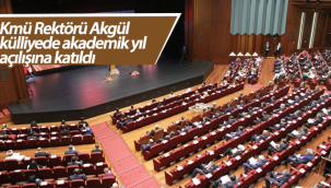 Kmü Rektörü Akgül Külliyede Akademik Yıl Açılışına Katıldı