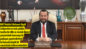 Kmü Rektörü Akgül'ün 21 Ekim Dünya Gazeteciler Günü