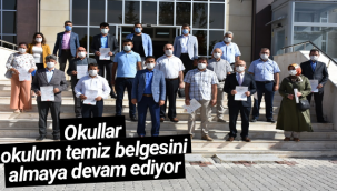 Okullar Okulum Temiz Belgesi Almaya Devam Ediyor