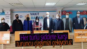 Her Türlü Şiddete Karşı Turuncu Çizgimizi Çekiyoruz