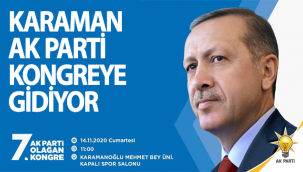 Karaman AK Parti Kongreye Gidiyor