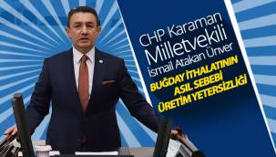 CHP Milletvekili Ünver: Buğday İthalatının Asıl Sebebi Üretim Yetersizliği
