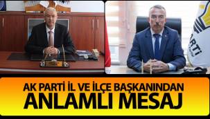 Karaman AK Parti İl ve İlçe Başkanı'ndan Anlamlı Mesaj