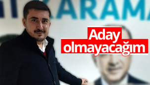 AK Parti Gençlik Kolları Başkanı Kale: Aday Olmayacağım