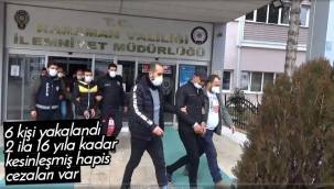 Karaman'da 6 Kişi Yakalandı