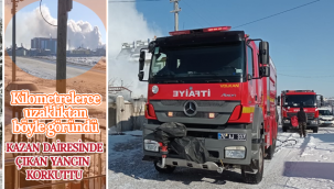 Karaman'da Kazan Dairesinde Çıkan Yangın Korkuttu