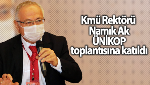 Kmü Rektörü Namık Ak ÜNİKOP Toplantısına Katıldı