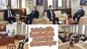 Rektör Ak'a Hayırlı Olsun Ziyaretleri Devam Ediyor 