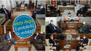 Rektör Akgül İl Protokolü İle Vedalaştı
