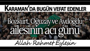 Bozkurt, Oğuzay ve Aydoğdu Ailesinin Acı Günü