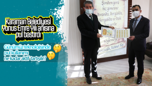 Karaman Belediyesi Yunus Emre Yılı Anısına Pul Bastırdı