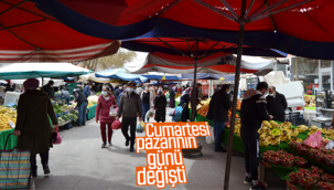 Karaman'da Cumartesi Pazarının Günü Değişti