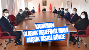 Karaman Olarak Hedefimiz Mavi Düşük Riskli Bölge