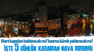 Mart Kapıdan Baktıracak mı? İşte 5 Günlük Karaman'ın 5 Günlük Hava Raporu