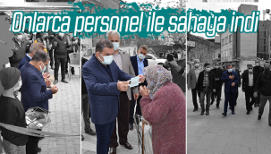 Onlarca Personel İle Sahaya İndi