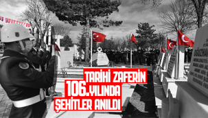 Tarihi Zaferin 106.Yılında Şehitler Anıldı