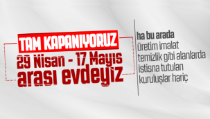 Türkiye Tam Kapanmaya Gidiyor