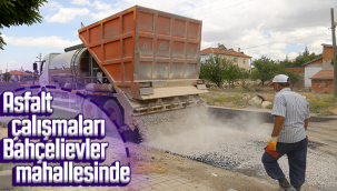 Karaman Belediyesi'nin Asfalt Çalışmaları Bahçelievler Mahallesi'nde