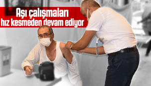 Karaman'da Aşı Çalışmaları Hız Kesmeden Devam Ediyor