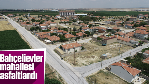 Karaman'da Bahçelievler Mahallesi Asfaltlandı