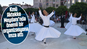 Kmü Aktekke Meydanında Önemli Bir Organizasyona İmza Attı