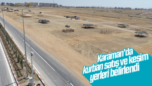 Karaman'da Kurban Satış ve Kesim Yerleri Belirlendi